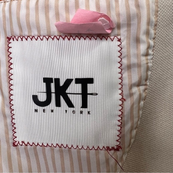 JKT New York Tan Cotton Blazer Jacket Sports Coat Size 40R - Picture 14 of 15